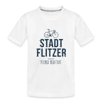 Stadt Flitzer Wiener Neustadt - Kinder Premium Bio T-Shirt - Weiß - Vorne