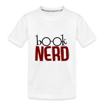 bookworm - Kids' Premium Organic T-Shirt - white - Front