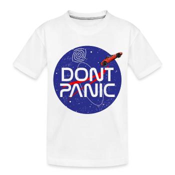 Pas de panique Universe Racers T-shirt - T-shirt bio Premium Enfant - blanc - Devant