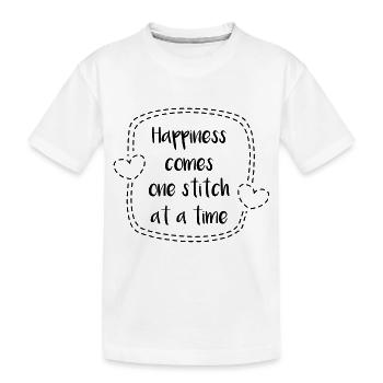 Sewing gift hobby needle tailor profession hobby - Kids' Premium Organic T-Shirt - white - Front