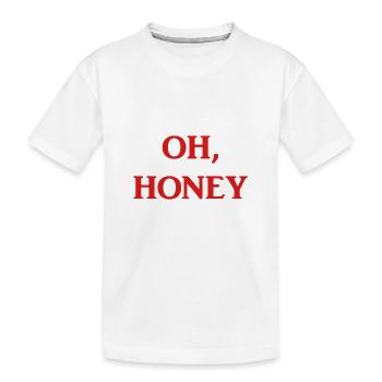 OH MIEL - T-shirt bio Premium Enfant - blanc - Devant
