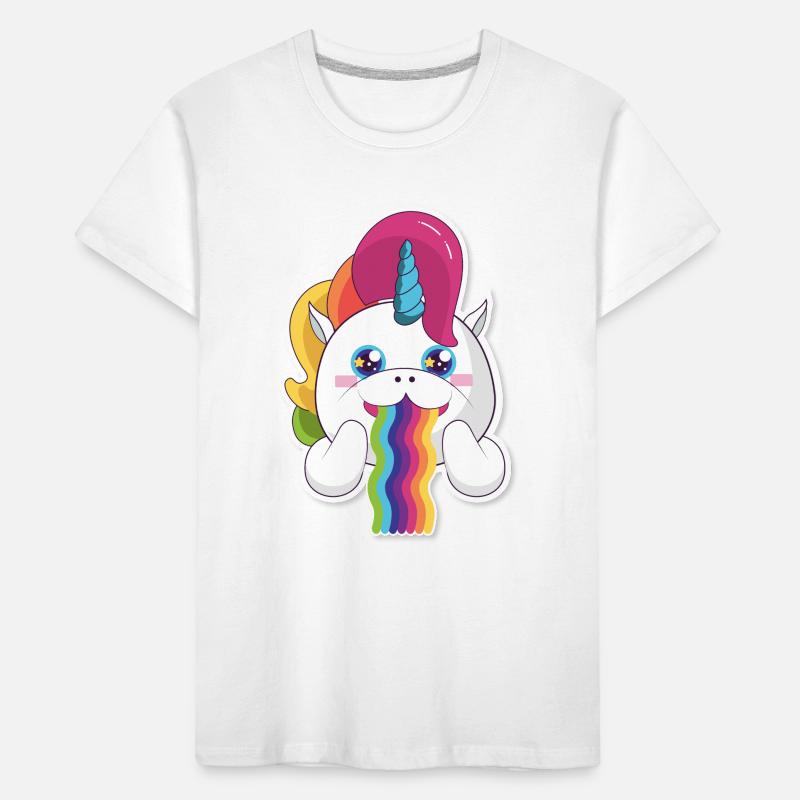 Unicorn rainbow Kids' Premium Organic T-Shirt