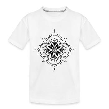 Mandala - T-shirt bio Premium Enfant - blanc - Devant