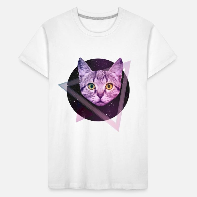 Chat de l'espace T-shirt bio Premium Enfant