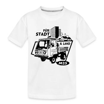 Multicar M25 IFA Mobile - Kinder Premium Bio T-Shirt - Weiß - Vorne