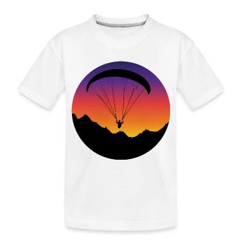 Parapente Parapente Parapente Pilote Parapente F - T-shirt bio Premium Enfant - blanc - Devant