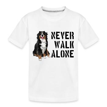 Bernese mountain dog - Kids' Premium Organic T-Shirt - white - Front