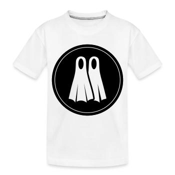 Cercle de nageoires de plongée - T-shirt bio Premium Enfant - blanc - Devant