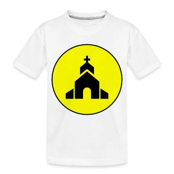Foi de l’Église - T-shirt bio Premium Enfant - blanc - Devant