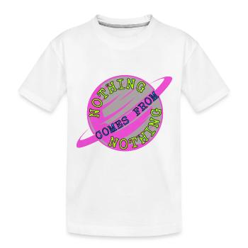 de rien ne vient rien proverbe - T-shirt bio Premium Enfant - blanc - Devant
