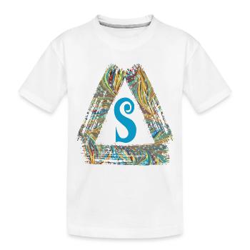 e 201s - T-shirt bio Premium Enfant - blanc - Devant