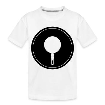 Pfanne Küche Chef - Kinder Premium Bio T-Shirt - Weiß - Vorne