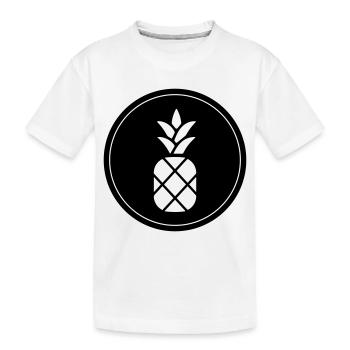 Ananas - T-shirt bio Premium Enfant - blanc - Devant