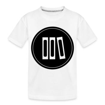 Lire des livres - T-shirt bio Premium Enfant - blanc - Devant