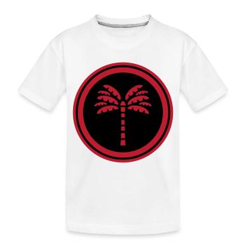 Palm Symbol - Kids' Premium Organic T-Shirt - white - Front