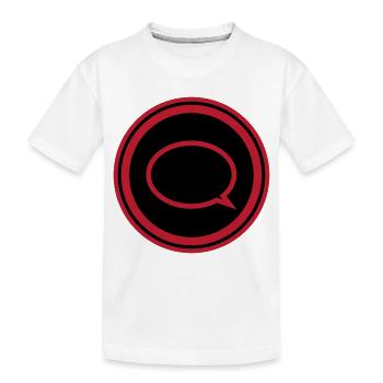 Sprechblase - Kinder Premium Bio T-Shirt - Weiß - Vorne