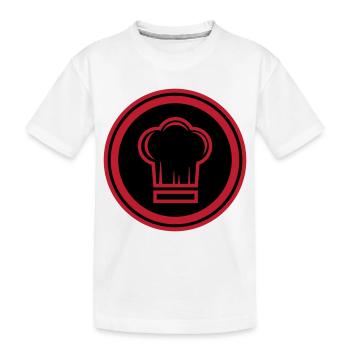 Chef's Hat Chef - Kids' Premium Organic T-Shirt - white - Front