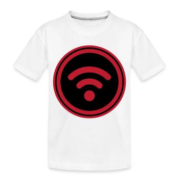 Wi-Fi Internet - T-shirt bio Premium Enfant - blanc - Devant