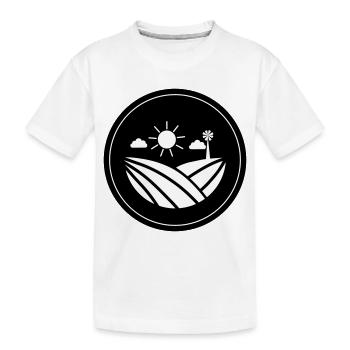 Agriculteur - T-shirt bio Premium Enfant - blanc - Devant