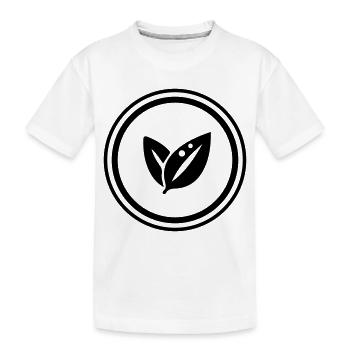 Leaf Ecology - Kids' Premium Organic T-Shirt - white - Front