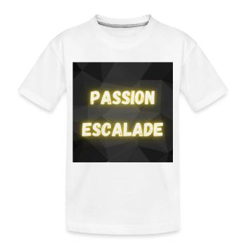 ESCALADE. CLIMB. CLIMBING. ESCALADE. VAN. GRIMPER. - T-shirt bio Premium Enfant - blanc - Devant