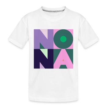 NONA Pop art - T-shirt bio Premium Enfant - blanc - Devant