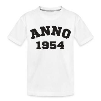 Anno 1954 Geburtstag Geburtsjahr - Kinder Premium Bio T-Shirt - Weiß - Vorne