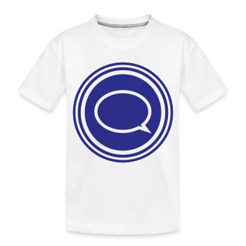 Balloon - Kids' Premium Organic T-Shirt - white - Front