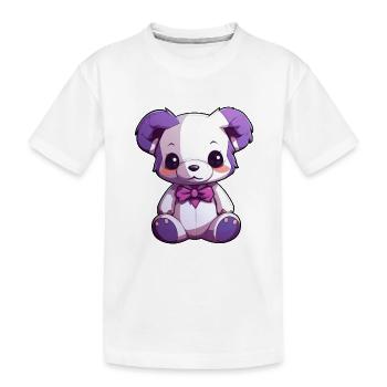 Teddy bear baby - Kids' Premium Organic T-Shirt - white - Front