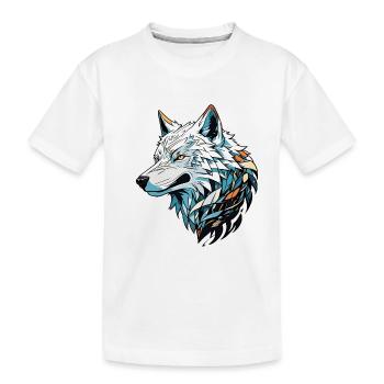 Anime / Comic / Japanisch / Zeichentrick / Cartoon - Kinder Premium Bio T-Shirt - Weiß - Vorne