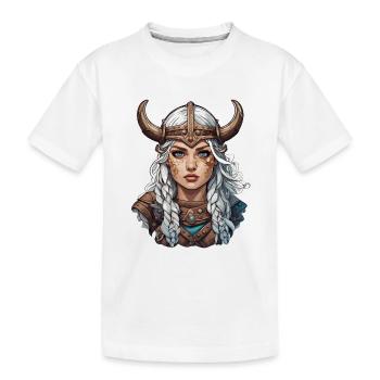 Viking / Thor / Odin / Nordique / Celtique - T-shirt bio Premium Enfant - blanc - Devant