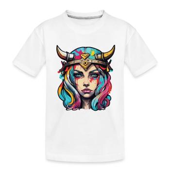 Viking / Thor / Odin / Nordique / Celtique - T-shirt bio Premium Enfant - blanc - Devant