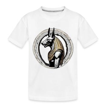 Ägypten / Pharao / Mumien / Hieroglyphen / Sphinx - Kinder Premium Bio T-Shirt - Weiß - Vorne