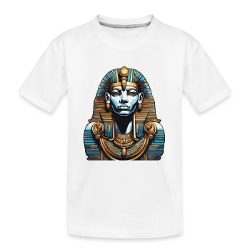 Ägypten / Pharao / Mumien / Hieroglyphen / Sphinx - Kinder Premium Bio T-Shirt - Weiß - Vorne