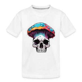 Champignon / Champignon / Prairie / Forêt / Goa / Psy - T-shirt bio Premium Enfant - blanc - Devant