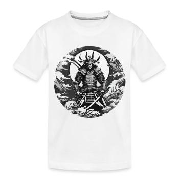 Samouraï / Japonais / Harakiri / Katana / Homme - T-shirt bio Premium Enfant - blanc - Devant