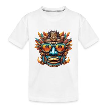 Maya / Haute Culture / Pérou / Calendrier Maya / Motif - T-shirt bio Premium Enfant - blanc - Devant