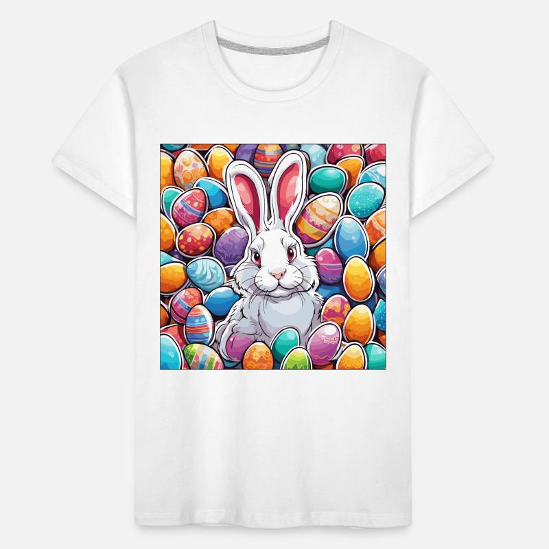 Easter Bunny / Easter / Eggs / Holidays / Easter Kids' Premium Organic T-Shirt