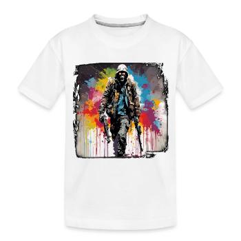 Apocalypse / Weltuntergang / Zerstörung / Anarchie - Kinder Premium Bio T-Shirt - Weiß - Vorne