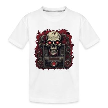 Radio / Analog / Music / Frequency / Speakers - Kids' Premium Organic T-Shirt - white - Front