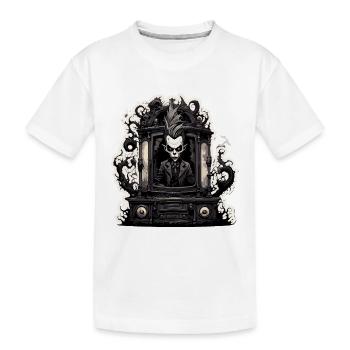 TV / Télévision / Analogique / Tube TV / Rétro - T-shirt bio Premium Enfant - blanc - Devant