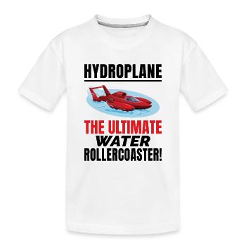 Hydroplane, Boat Racing, Rollercoaster Adventure, - T-shirt bio Premium Enfant - blanc - Devant