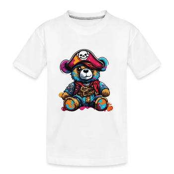 Teddybär / Kuscheltier / Stofftier / Geschenkidee - Kinder Premium Bio T-Shirt - Weiß - Vorne