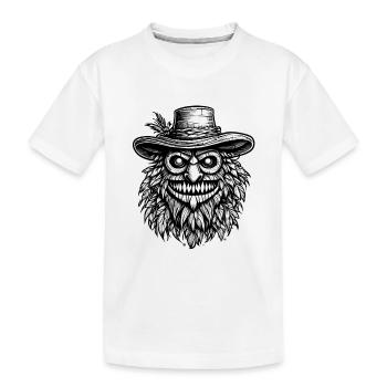 Épouvantail / Ouvrier de la moisson / Champ de maïs / Champ - T-shirt bio Premium Enfant - blanc - Devant