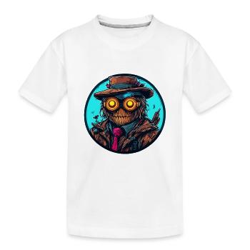 Épouvantail / Ouvrier de la moisson / Champ de maïs / Champ - T-shirt bio Premium Enfant - blanc - Devant