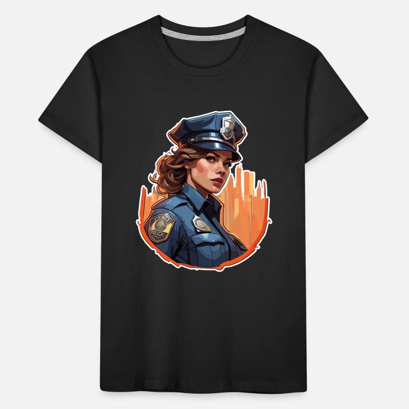 Polizei / Einsatz / Beruf / Job / Einsatzkräfte Kinder Premium Bio T-Shirt