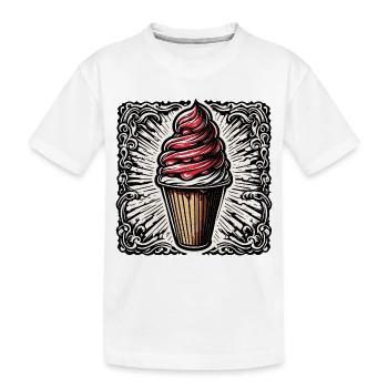 Eiscreme / Sorbet / Gelato / Sommer / Sonne - Kinder Premium Bio T-Shirt - Weiß - Vorne