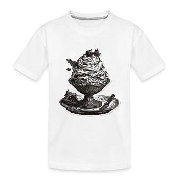 Eiscreme / Sorbet / Gelato / Sommer / Sonne - Kinder Premium Bio T-Shirt - Weiß - Vorne
