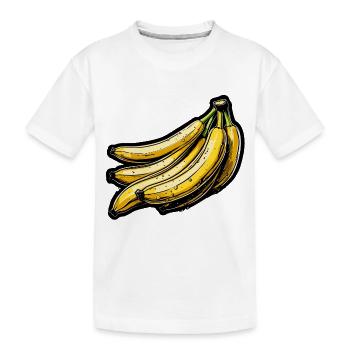 Lebensmittel / Obst / Markt / Vitamine / Design - Kinder Premium Bio T-Shirt - Weiß - Vorne