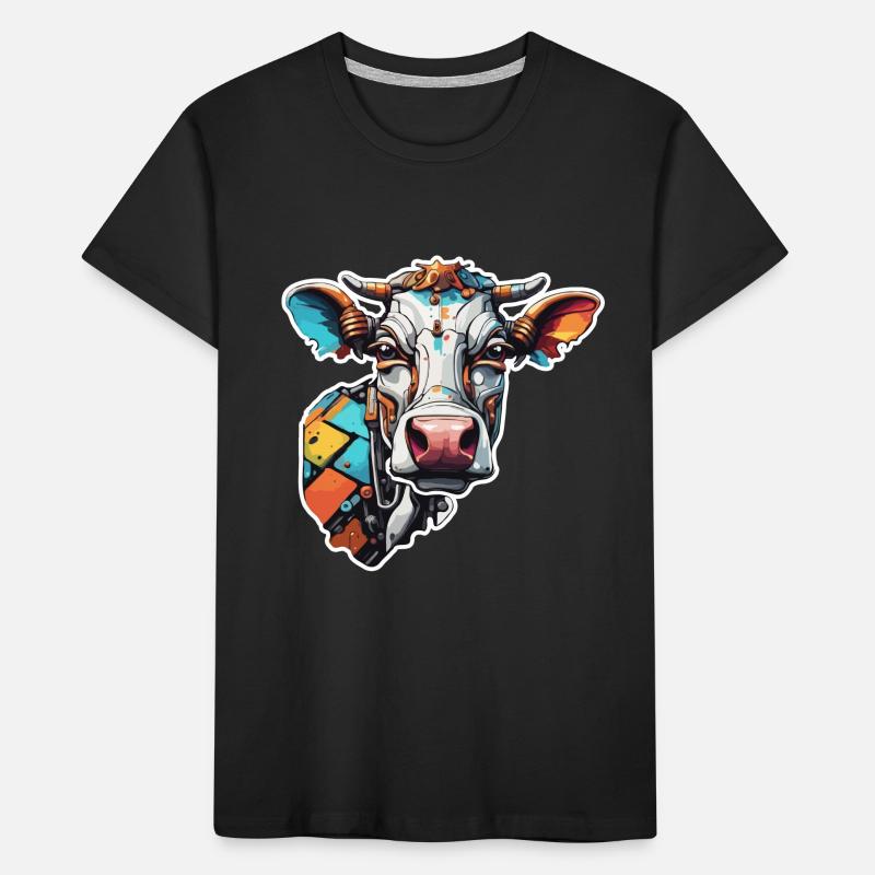 Robot Animal / AI / Mechanized Animals / Comic Kids' Premium Organic T-Shirt